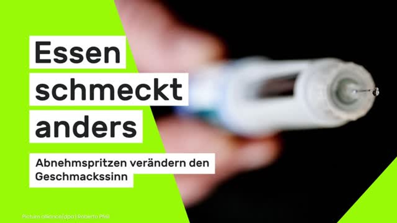 Essen schmeckt anders: Abnehmspritzen verändern den Geschmackssinn der Anwender