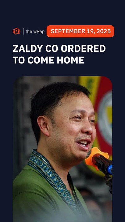 Speaker Bojie Dy orders Zaldy Co to come home, revokes travel clearance