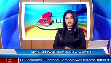 MARIAH WAS BEATEN TO DEATH