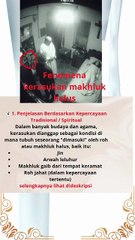Fenomena kerasukan makhluk halus dan penjelasan nya