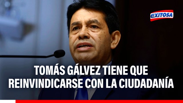 Tomás Gálvez tiene la oportunidad de reivindicarse, señala exfiscal anticorrupción
