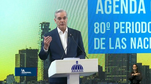 LA Semanal con la Prensa de Abinader que duró seis minutos y 47 segundos; ¿qué dijo?