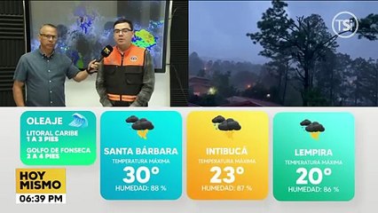 Se mantienen las lluvias en el territorio nacional