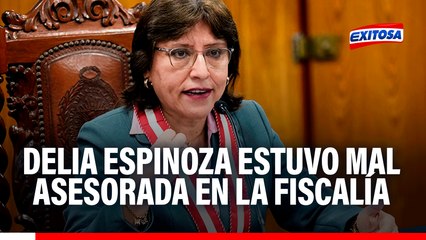 Delia Espinoza estuvo mal asesorada en la Fiscalía, señala Martìn Salas