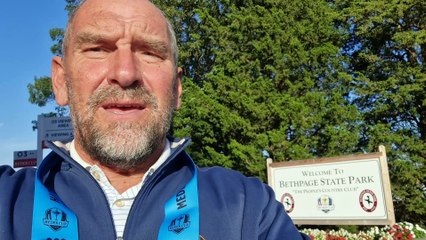 Martin Dempster at Ryder Cup day 1