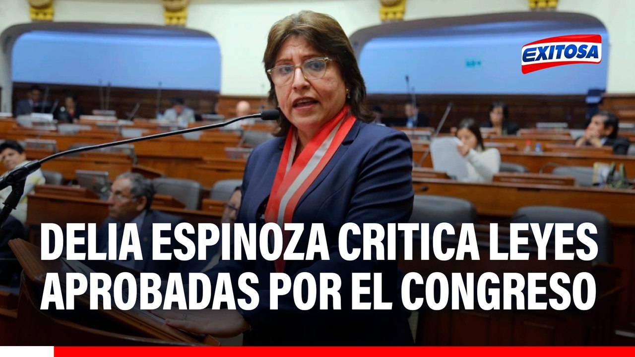 Delia Espinoza critica leyes aprobadas por el Congreso: "En muchos delitos ya no se puede pedir prisión preventiva"