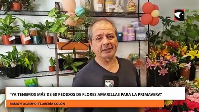 Ya tenemos más de 60 pedidos de flores amarilla para la primavera
