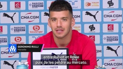 Marseille - Rulli dément avoir envisagé un départ après la bagarre entre Rabiot et Rowe