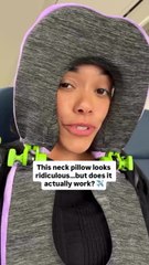 This Neck Pillow Looks Ridiculous, But Does it Actually Work?