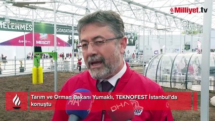 Tarım ve Orman Bakanı Yumaklı, TEKNOFEST İstanbul'da konuştu
