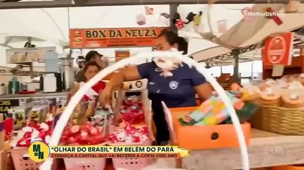 Belém sendo mostrada no programa do Otaviano Costa na Band para todo o Brasil