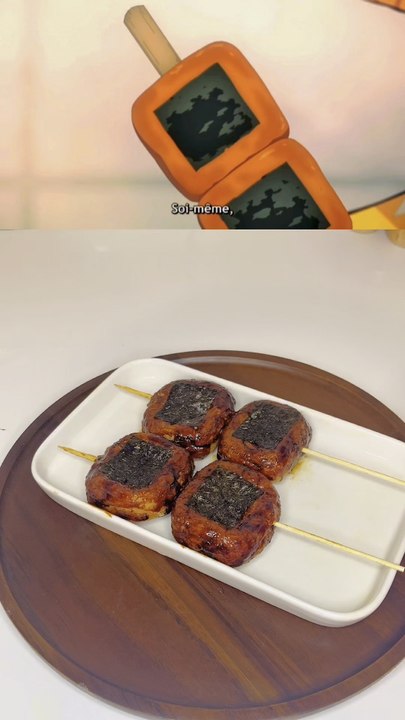 Les brochettes de patates mochi dans Démon Slayer ça vous dit?😋