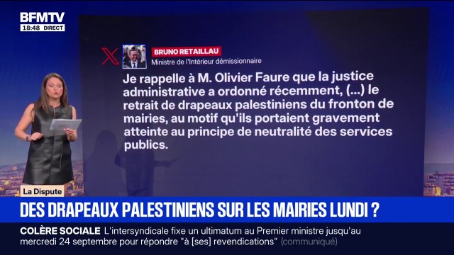 Reconnaissance de la Palestine: des drapeaux palestiniens sur les mairies lundi?