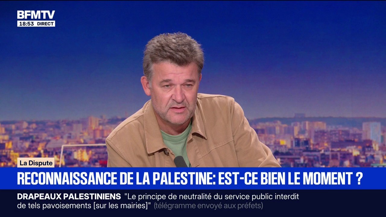 Reconnaissance de la Palestine: "De mon point de vue, c'est un territoire fiction aujourd'hui, vu l'accélération de la colonisation", déplore Jean-François Corty, président de Médecins du Monde