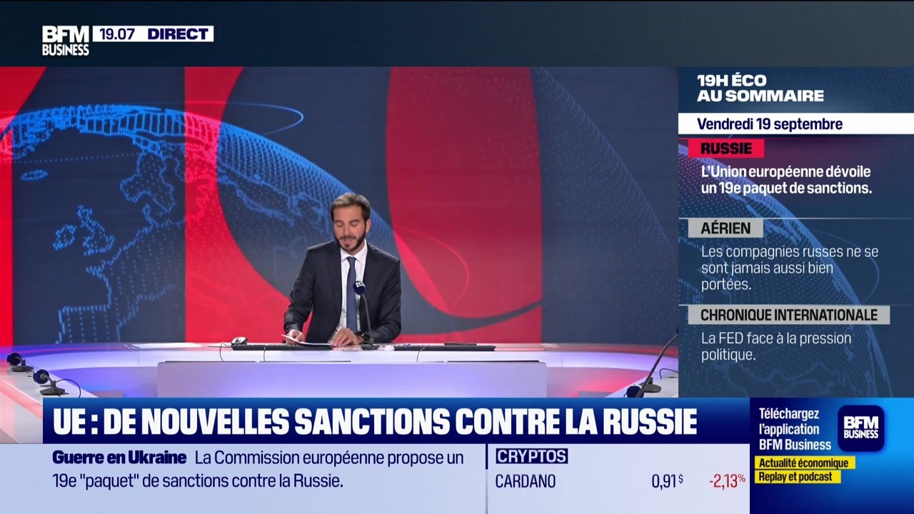 Le 19h Eco - Vendredi 19 septembre