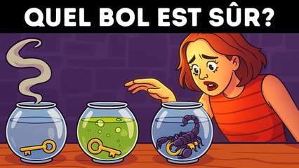 Je parie que vous serez complètement stressé par la fin de ces énigmes
