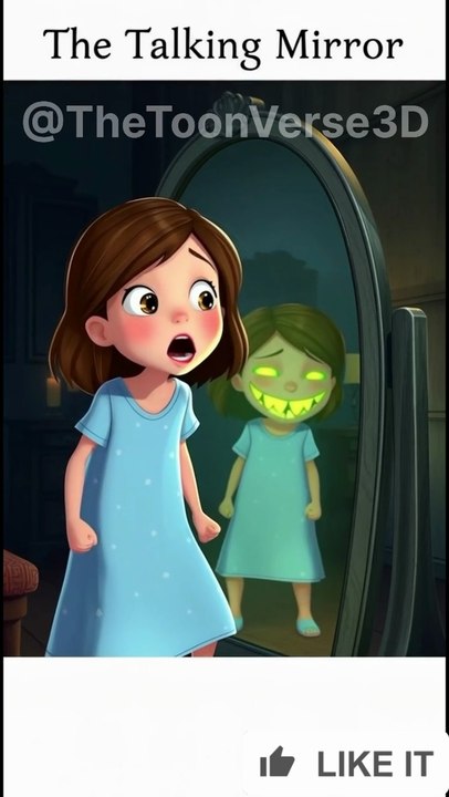 Talking Mirror 😱👻 | Horror 3D AI Story | Scary Short Film
