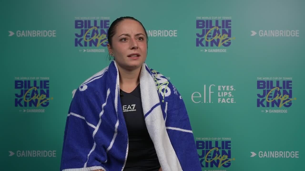 Elisabetta Cocciaretto discusses semi-final defeat
