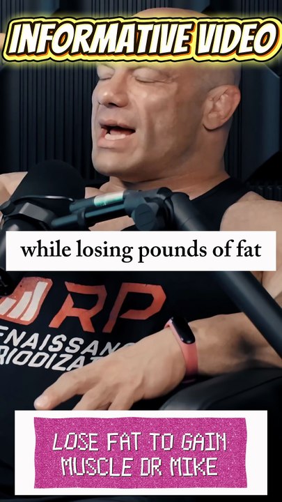 Lose Fat to Gain Muscle DR Mike