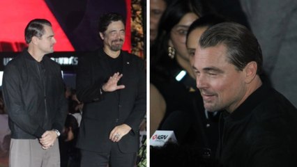 Leonardo DiCaprio está en México para la presentación de la película ''Una batalla tras otra'' y así se le rinde el público