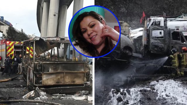 Pipa de Iztapalapa: Muere Abril Díaz tras explosión del puente de la Concordia y así llega la carroza por el cuerpo