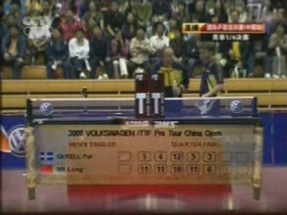 MA Long CHN vs GERELL Pär SWE S5