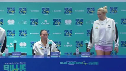 Ukraine take pride in historic Billie Jean Cup Finals run