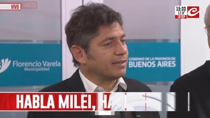 Habla Axel Kicillof: "Hay que embarrarse"
