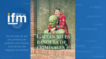 "Gaitán no es bandera de criminales": María Gaitán