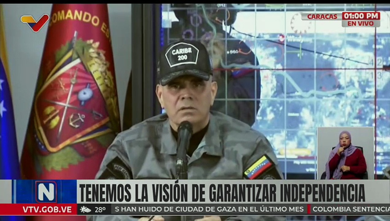 Vicepresidente Sec. Padrino López ofreció balance de la Maniobra de Campaña "Caribe Soberano 200"