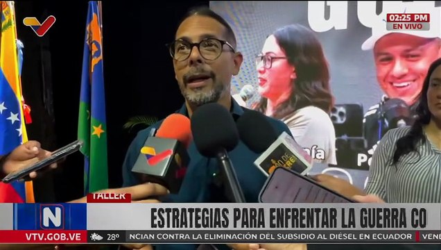 Vpdte. Sec. Freddy Ñáñez dirigió el taller Estrategias para Enfrentar la Guerra Cognitiva