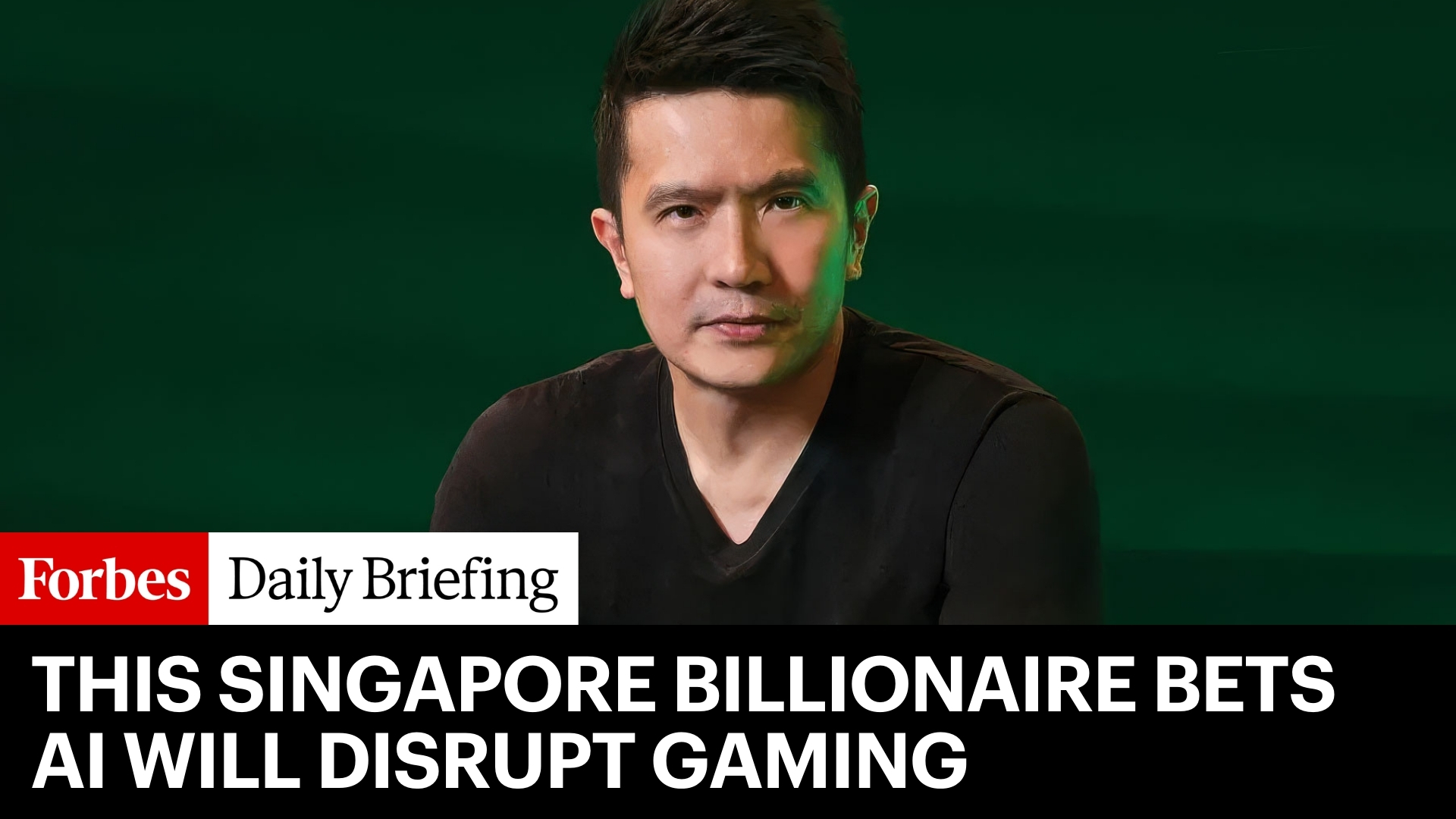 This Singaporean Gaming Tycoon Bets on AI to Transform the Industry