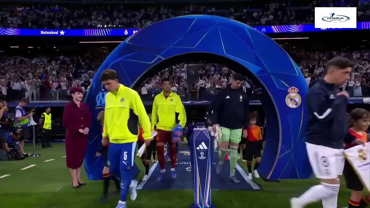Résumé du match Real Madrid - Marseille (2-1) | Buts et temps forts – Ligue des champions ملخص مباراة ريال مدريد ضد مارسيليا 2-1 | أهداف وأبرز الفرص – دوري أبطال أوروبا