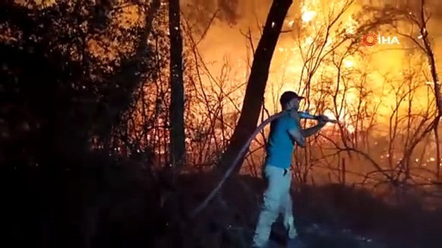 Aksu’da ormanlık alanda yangın: Söndürme çalışmaları sürüyor