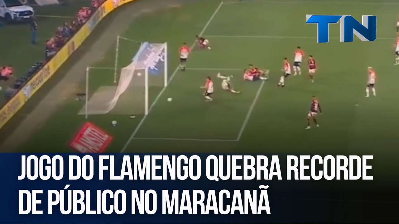 Jogo do Flamengo quebra recorde de público no Maracanã