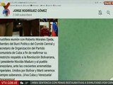 Pdte. de la AN Rodríguez destacó la unidad de Cuba y Venezuela ante las arremetidas imperiales