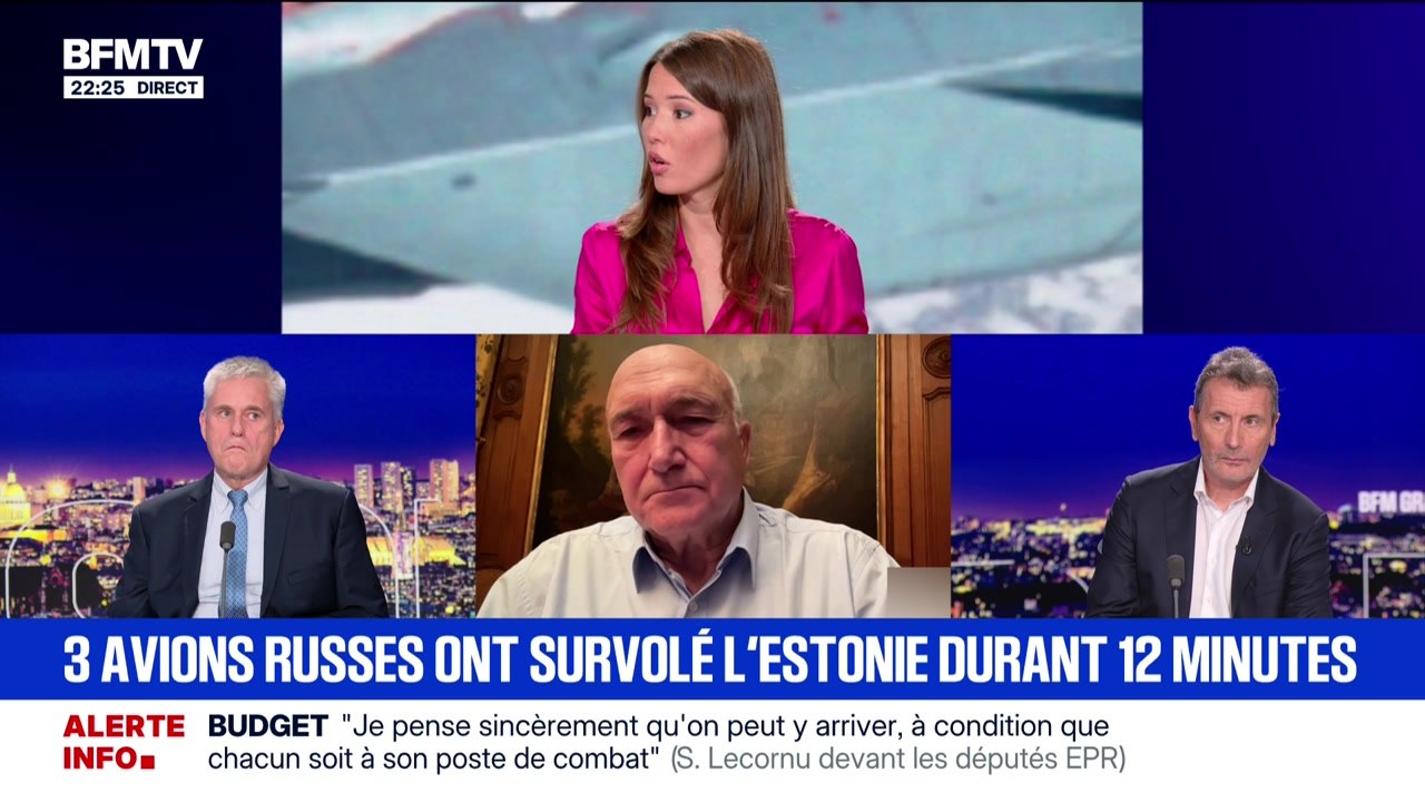 L'espace aérien estonien violé par trois avions...