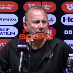 Sergen Yalçın: "Hakem konuşmaya gerek yok"