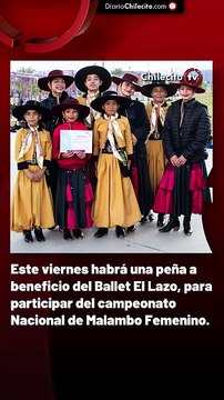 Esta viernes habrá una peña a beneficio del Ballet El Lazo, para participar del campeonato Nacional de Malambo Femenino.