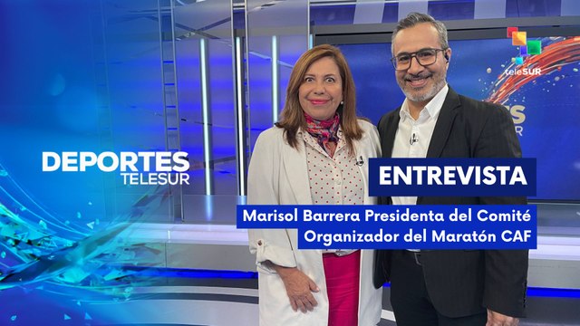 Entrevista Maraton Caf 2026 Marisol Barrera DEPORTES TELESUR 19-09-2025