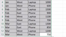 MS Excel PivotCharts