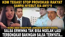 Kdm Ngamuk Bilang Any*Ng di depan DPRD !! Salsa erwina tak terima di sebut antek asing