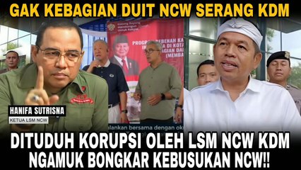 Di Tuduh Korupsi!! Kdm Klarifikasi Terkait tuduhan LSM NCW KDM Terima suap