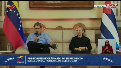 Jefe de Estado lideró encuentro con delegación del PCC y recibe apoyo de la nación cubana