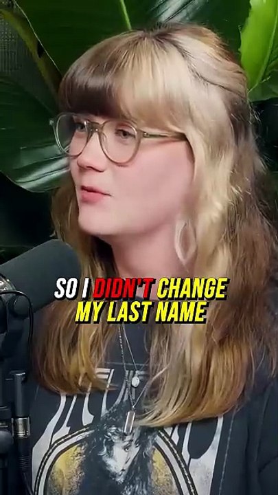 She Got Married Without Changing Her Last Name