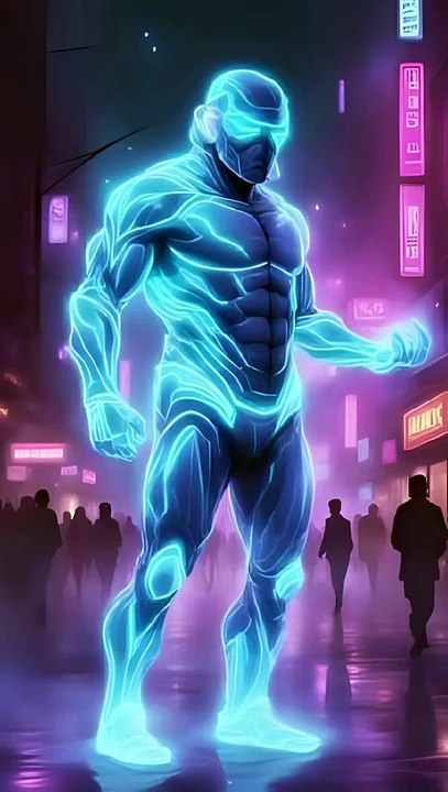 Farewell greetings from electric human