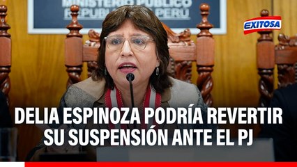 Delia Espinoza: Su suspensión es inmediata, pero podría revertirse ante el PJ, afirma abogado
