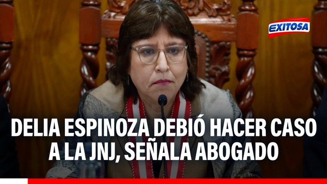 Delia Espinoza debió acatar restitución de Patricia Benavides, señala abogado