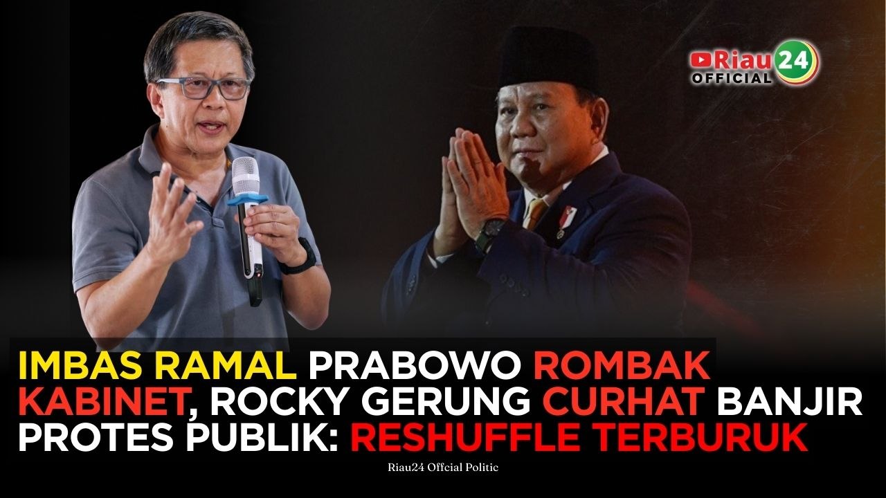 Imbas Ramal Prabowo Rombak Kabinet, Rocky Gerung Curhat Banjir Protes Publik: Reshuffle Terburuk!