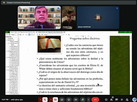 Los adventistas del séptimo día responden Preguntas sobre doctrina (QOD): Índice Google Meet